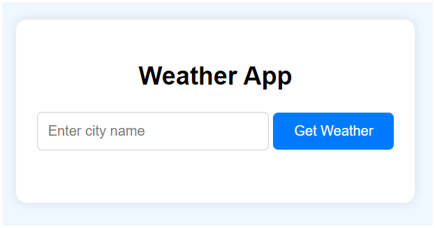 Weather App Screenshot